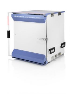 RF diagnostic chamber from Rohde & Schwarz provides free space conditions on the lab workbench