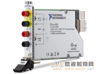 NI�Ƴ�ҵ���ȷ��7λ���������ñ�(DMM)PXIe-4081