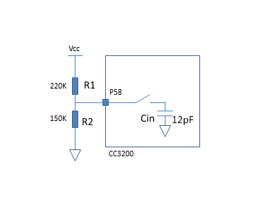 Simple voltage divider (Not recommended)