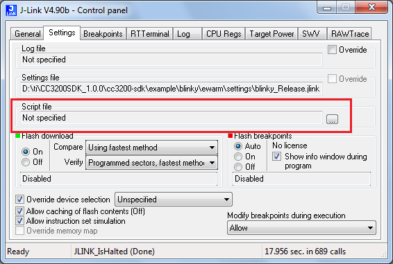 cc3200_jlink_script_control Panel.png